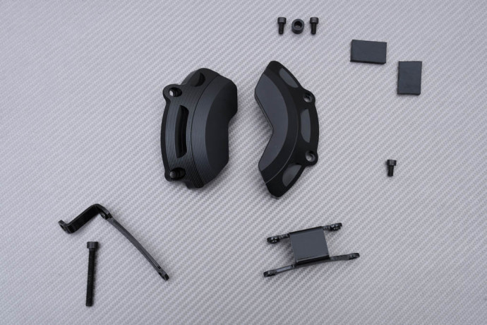 Protection Carter Moteur Noir pour Moto KTM Duke 790 de 2018 à 2020