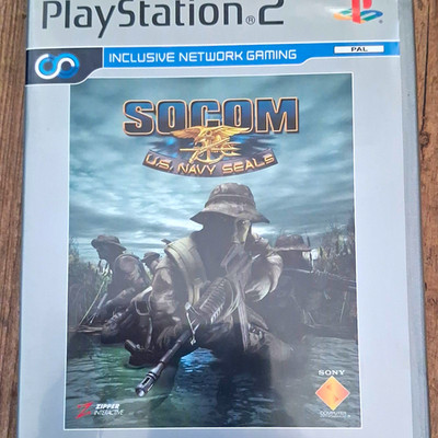 SOCOM U.S. Navy SEALs PS2 PAL USK16 Platinum HB SCES-50928