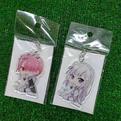 2er Set Re:ZERO -Starting Life in Another World- Gyugyutto Acryl Schlüsselanh...