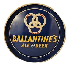 Ballentine's Ale & Beer steel painted Tray