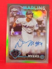 2024 TOPPS CHROME (RC) - DANE MYERS #RA-DMY AUTO /499 REFRACTOR