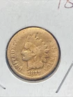 1877 Indian Head Cent Penny, Coveted Low Mintage Tough Key Date