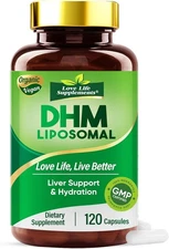DHM 1000mg Dihydromyricetin, 120 Capsules with Electrolytes & B Complex - Advanc