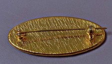 Ancienne broche or de Tolède bijoux calèche