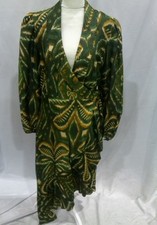 Farm Rio Farm-Pineapple Ikat Midi Dress