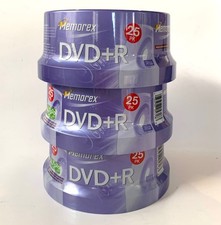 NEW Memorex 75 DVD R 16x 4.7GB 120 Min Video Factory Sealed
