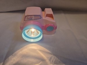 WORKS 2002 Barbie Pink Camera Shaped Flashlight Light Y2k Vtg