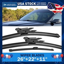 Front Rear 262211 Premium Rubber Windshield Wiper Blades Pair Front Rear 262211 Premium Rubber Windshield Wiper Blades Pair