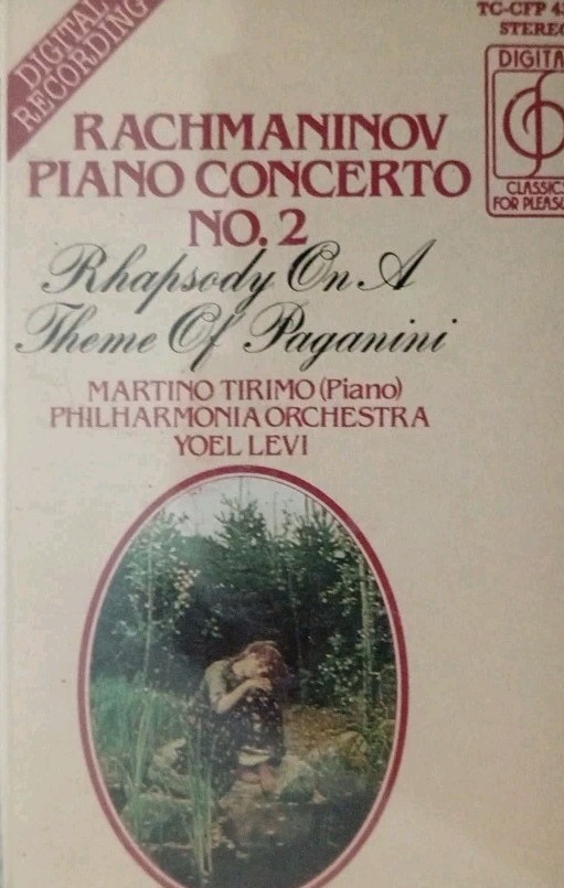 Rachmaninov-Piano Concerto No 2/Rhapsody Of Paganini 1982 Cassette Tape Album.