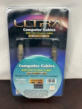 NEW Ultra Firewire IEEE1394 Golden 6 pin 10 ft