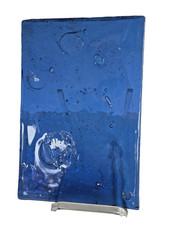 Szklanka Dall, Dalle De Verre, średni niebieski