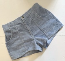 VTG OP Ocean Pacific Shorts Longriders Surf Icons Culture Corduroy Blue Small