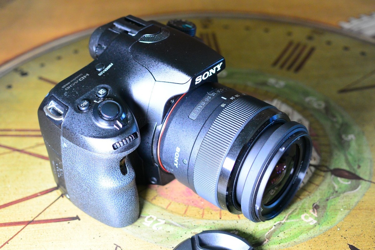 Sony Alpha SLT-A65 24.3MP Digital SLR Camera - Black (Kit w