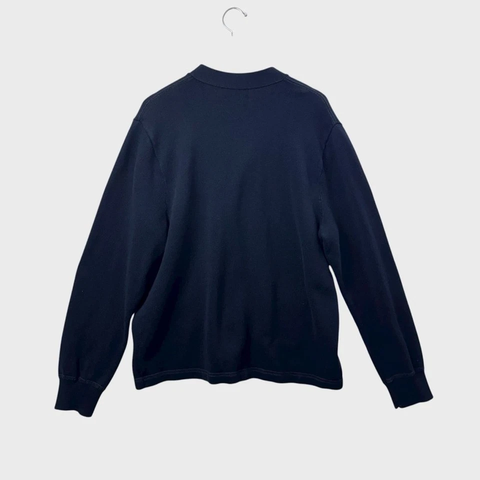 Cárdigan de Rugby Ralph Lauren para Hombres Suéter Tejido a Rayas Preppy Universitario Colegial Foto 2 de 4