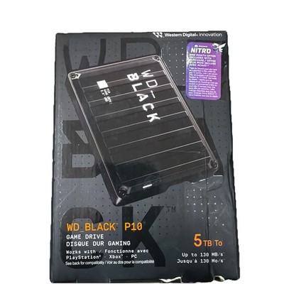 BRAND NEW WESTERN DIGITAL WD BLACK P10 HIGH PERFORMANCE! PORTABLE GAME DRIVE 5TB