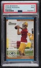 2005 Bowman Bronze Aaron Rodgers #112 Rookie RC 4r6