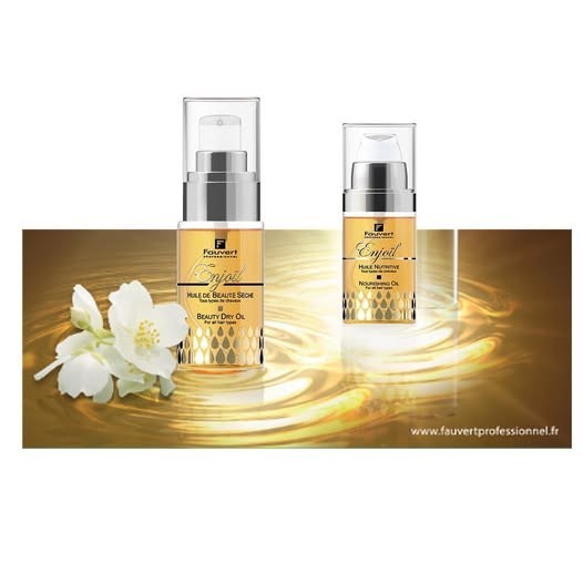 Huile réparatrice cheveux Fauvert Enjoil pour éliminer les frisottis et réparer 50ml