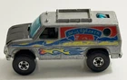 Vintage 1977 Hot Wheels Baja Breaker Silver Gray Ford Van Diecast Hong Kong
