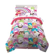 Franco Squishmallows Bedding Super Soft 5 Piece Twin Size,