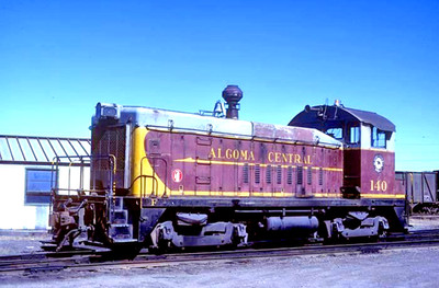 Algoma Central 140 @ SAULT ST MARIE, ONTARIO_31. AUG 1991 ORIGINAL ZUGFOLIE