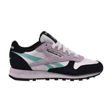Reebok Classic Leather Women's Shoes White/Aqua/Black 100209565