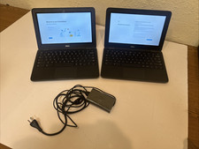 Lot of 2 Dell Chromebook 3180 Touch 11.6" 4GB 16GB Grade B Screen Marks 2