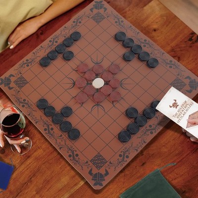 HNEFATAFL: Viking Chess Board Game, 14.2 inches by inches, Hnefatafl 