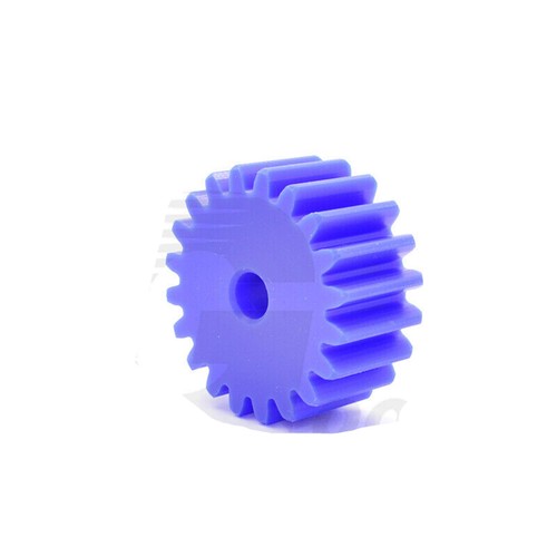 Spur Gear 12-100 Tooth Module 1.5 2 3 Pinion Motor Gear Flat Nylon Plastic Blue - Picture 10 of 12