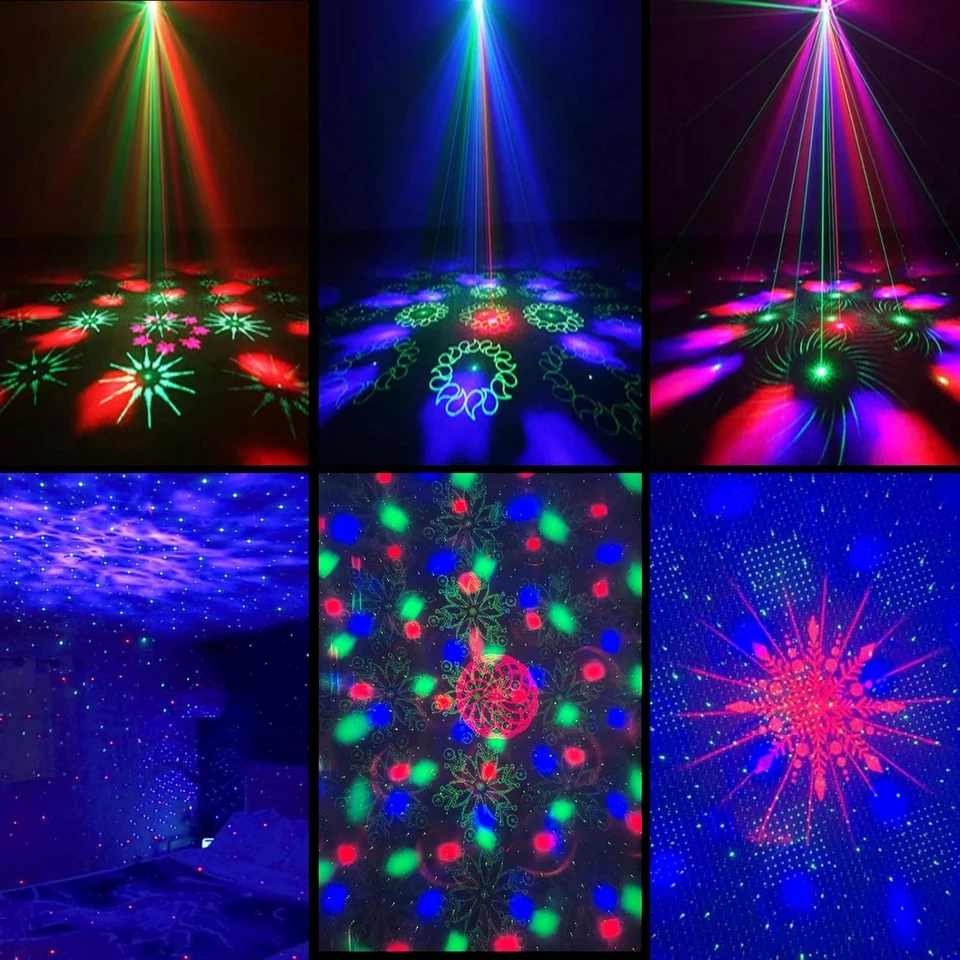 3 in 1 Party Lights Ocean Wave Projector with Remote Control - Image 4 of 4