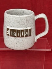 Digital Equipment Corp Mug DEC Vintage Speckled Stoneware Coffee Cup VTG EUC