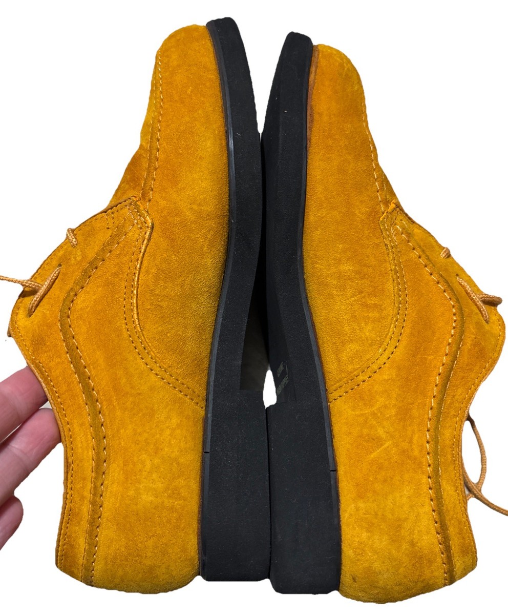 Yellow suede Hush Puppies slip-on loafers men 27. SKU315#suedelove mens hush puppies slippers products for sale | eBay main image 2