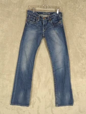 Vintage Big Star Casey Jeans Womens 31L Blue Medium wash Bootcut Cowgirl Western