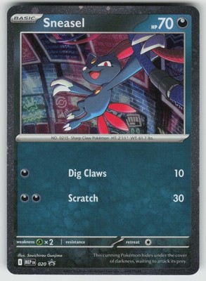 Sneasel (Cosmos Holo) Promo ME: Mega Evolution Promo 020 NM