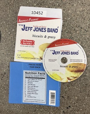 Biscuits & Gravy by The Jeff Jones Band (CD, 2006) No Case #1D452