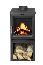 Estufa de leña 6,3 kW Fogo - Fundición completa y alta eficiencia