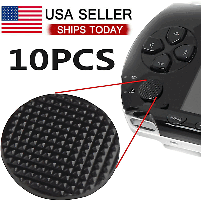 10 x Black Cap For Sony Playstation PSP 1000 Analog Joystick