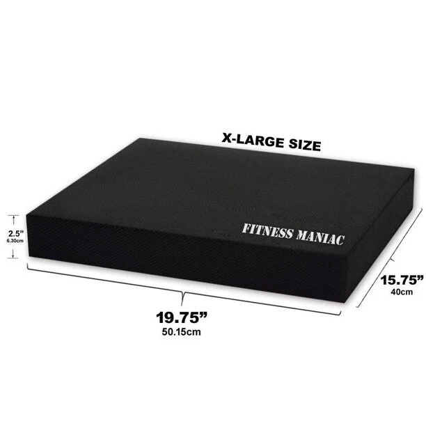 Almohadilla de equilibrio de ejercicio extra grande acolchada antideslizante alfombra de espuma y rodillera Foto 2 de 4