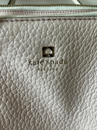 Kate Spade New York Ultra Light Pink Leather Lydia Southport Large Shoulder Bag - Picture 16 of 20