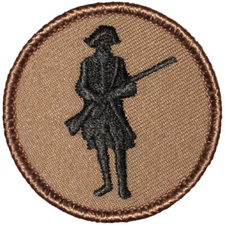 Minuteman Patrol Patch - 2" Round Embroidered Patch