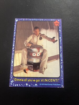 1979 Disney The Black Hole Trading Card #72 Gimme All You Got V.I.N.C.E.N.T.!