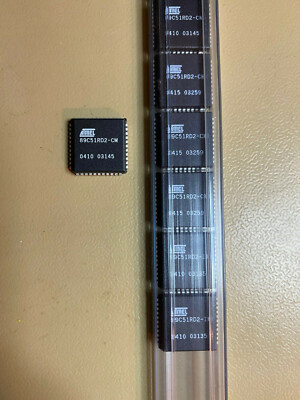 Microcontroller 89C51RD2, Atmel, Microchip, PLCC44