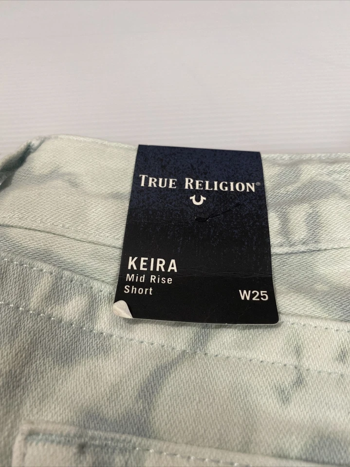 True Religion Jean Shorts Mid Rise Keira W25 RRP £139 - Image 4 of 4