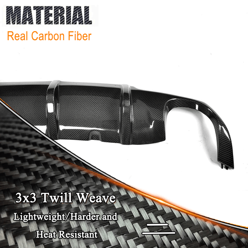 Canbon Heckdiffusor Stoßstange Diffusor Lippe Passt für VW Scirocco R 2009-2014  - Bild 10 von 13