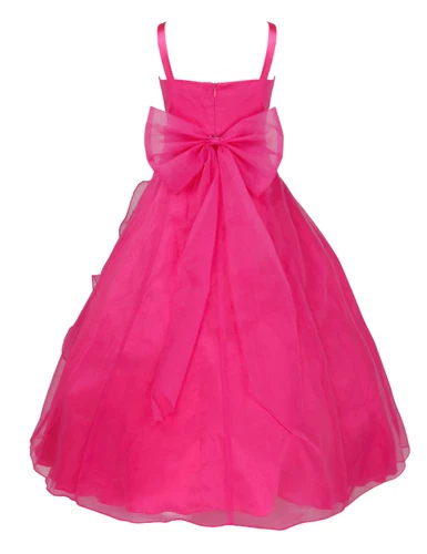 Flower Girl Dress Pageant Wedding Bridesmaid Formal Kids Party Princess Dresses - Picture 24 of 83