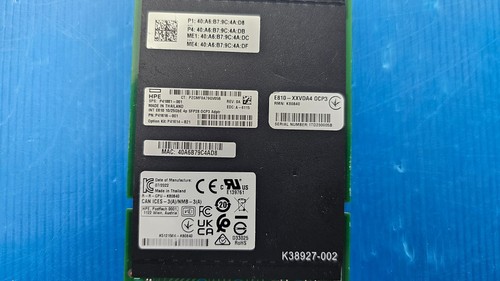 HPE P41616-001, P41614-B21 Intel E810 10/25GbE 4P SFP28 OCP3 Adapter - Picture 5 of 5