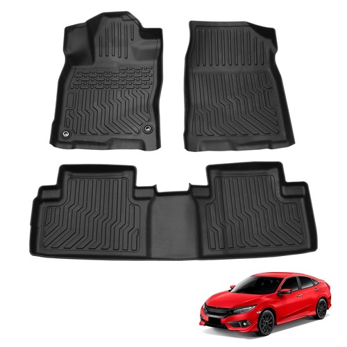 Car Floor Mats for 1721 Honda Civic Si & 1621 Civic AllWeather Liner