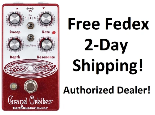 New Earthquaker Devices Grand Orbiter V3 Phase Machine Guitar Effects Pedal