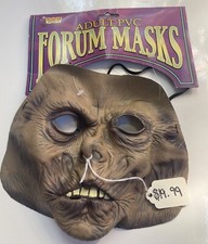 Vintage Scary Or Witch Mask Adult Size Collectible Halloween Mark New
