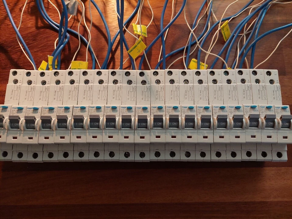 Hager RCBO commercial Industrial 10kA ADA ADB ADC 6, 10, 16, 20, 32 amp nice