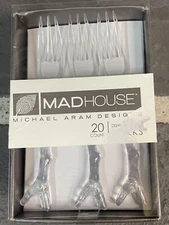 Madhouse Michael Aram Designs Twigs 20 Clear Appetizer Forks BPA Free